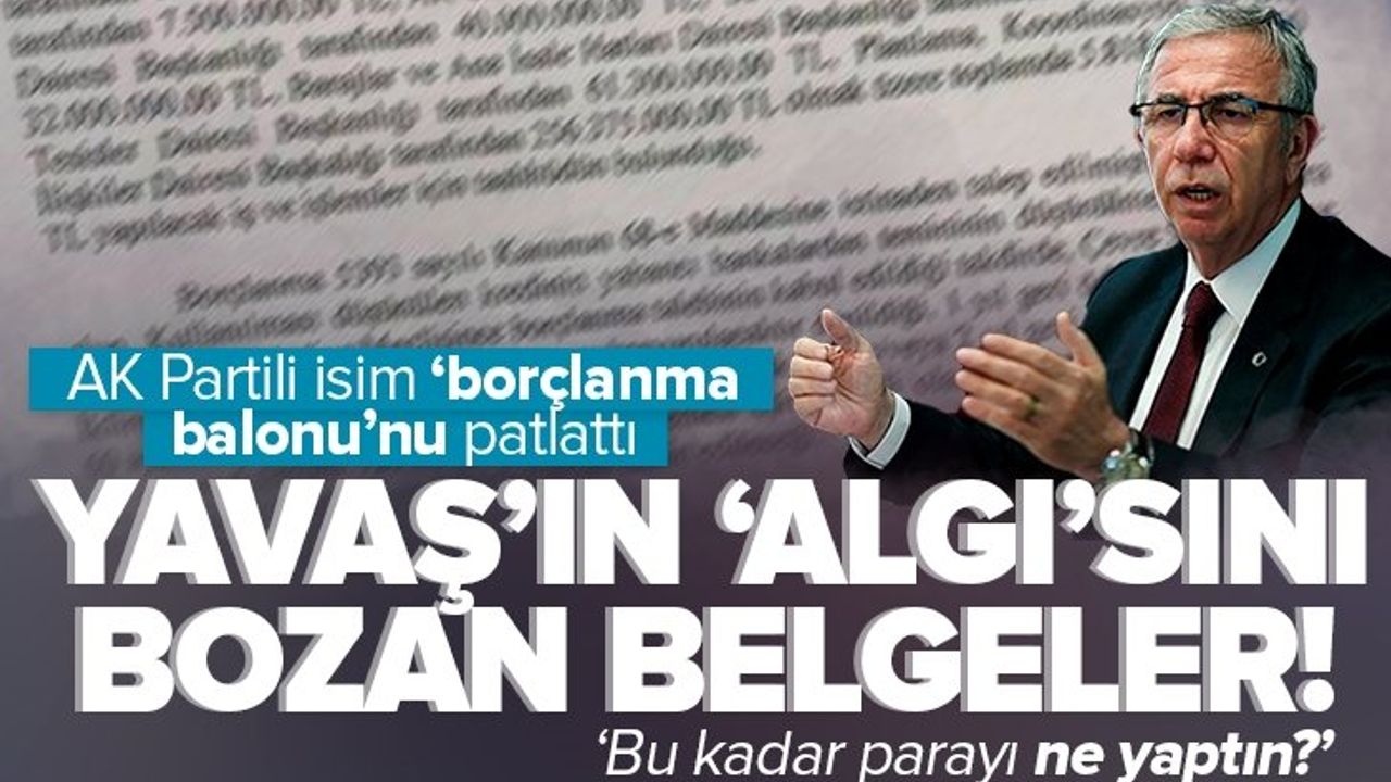AK Partili Hakan Han Özcan borçlanma balonunu patlattı