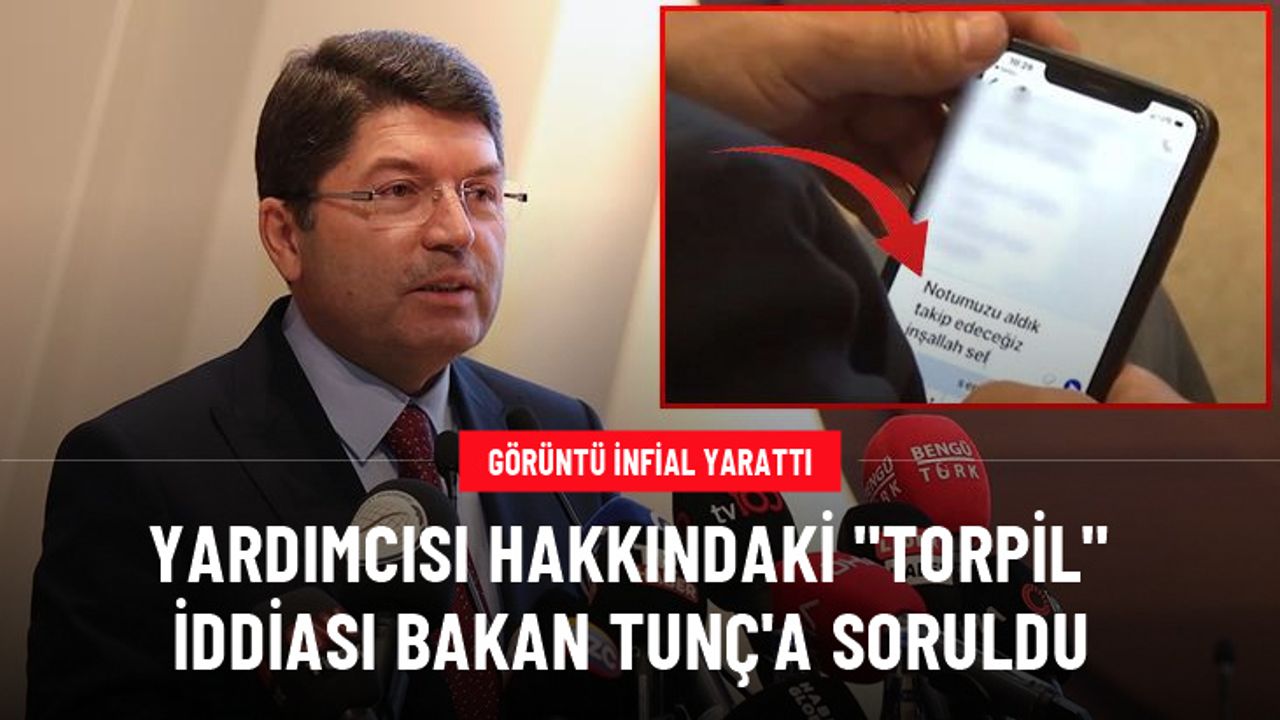 Adalet Bakanı Tunç'tan yardımcısı hakkındaki torpil iddialarına yanıt: Tek kriterimiz liyakat
