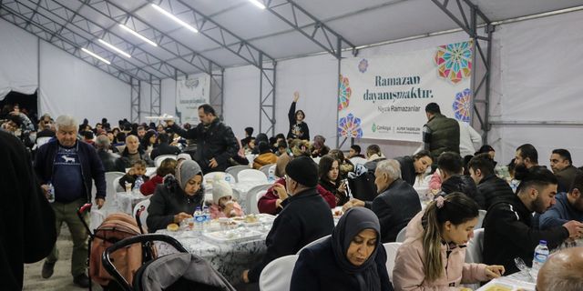 BİNLERCE VATANDAŞ DAYANIŞMA SOFRASINDA BULUŞTU