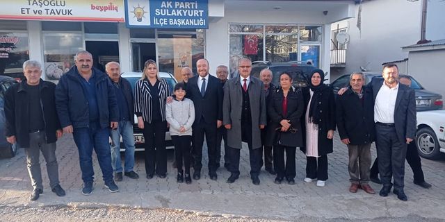 DAĞDELEN’DEN İLÇE TEŞKİLATLARINA ZİYARET
