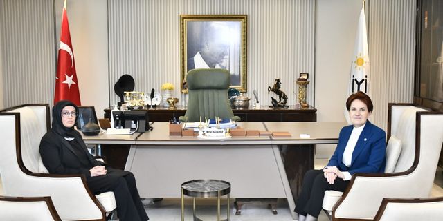 Akşener, Sinan Ateş'in eşi ile görüştü