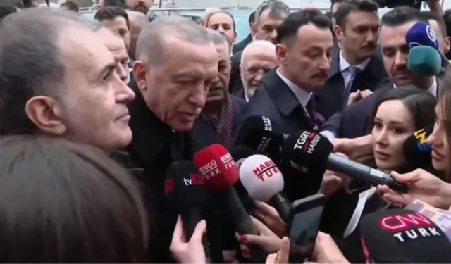 Cumhurbaşkanı Erdoğan, gazetecinin tuzak sorusunu ustaca geçiştirdi
