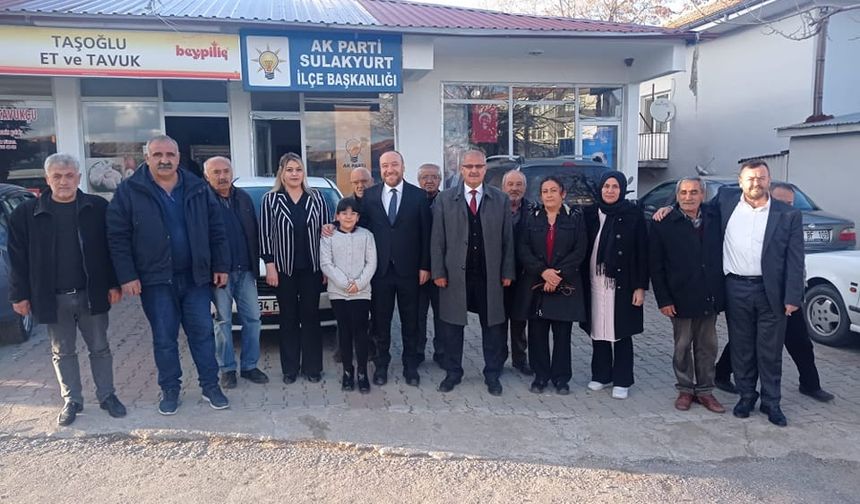 DAĞDELEN’DEN İLÇE TEŞKİLATLARINA ZİYARET