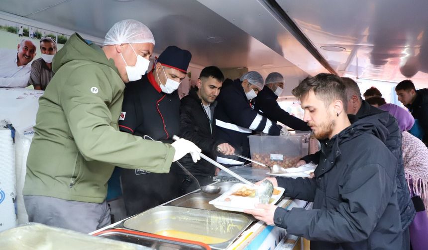 İftar yemekleri Yahşihan Belediyesi'nden