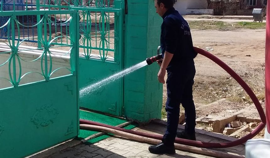 Yahşihan Belediyesi’nden Ramazan öncesi cami temizliği
