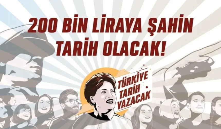 İYİ PARTİ SEÇİM KAMPANYASINI;  ‘’TÜRKİYE TARİH YAZACAK!’’ SLOGANIYLA BAŞLATTI.