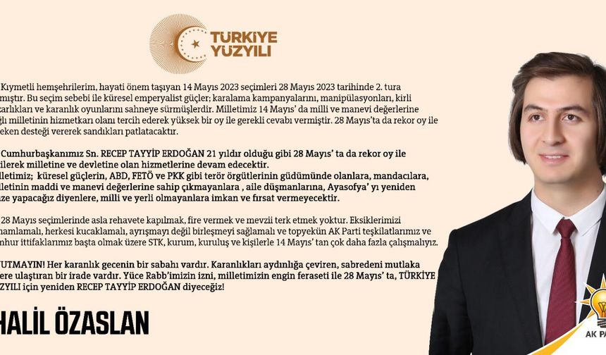 REKOR OY İLE ERDOĞAN DİYECEĞİZ