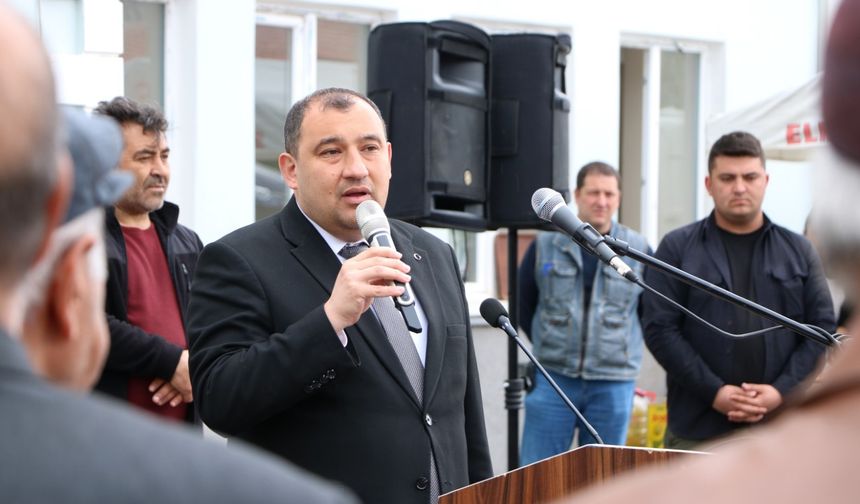 BAŞKAN MÜJDEYİ VERDİ “KÖYLERİMİZDE DE DOĞALGAZ HATTI ÇALIŞMALARI BAŞLADI”