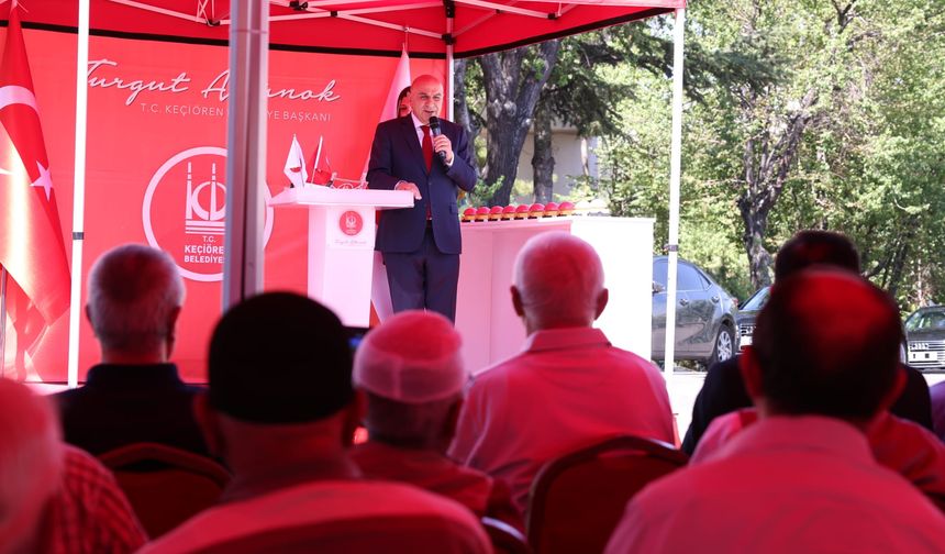RAHMAN CAMİİ’NİN TEMELLERİ KEÇİÖREN’DE ATILDI